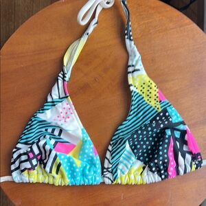 Colorful Geometric Bikini Top